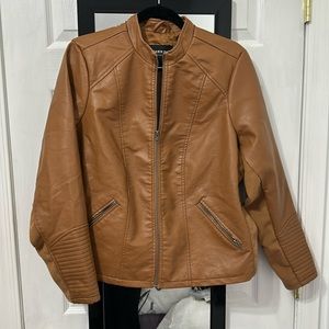 Torrid Cognac Non leather jacket